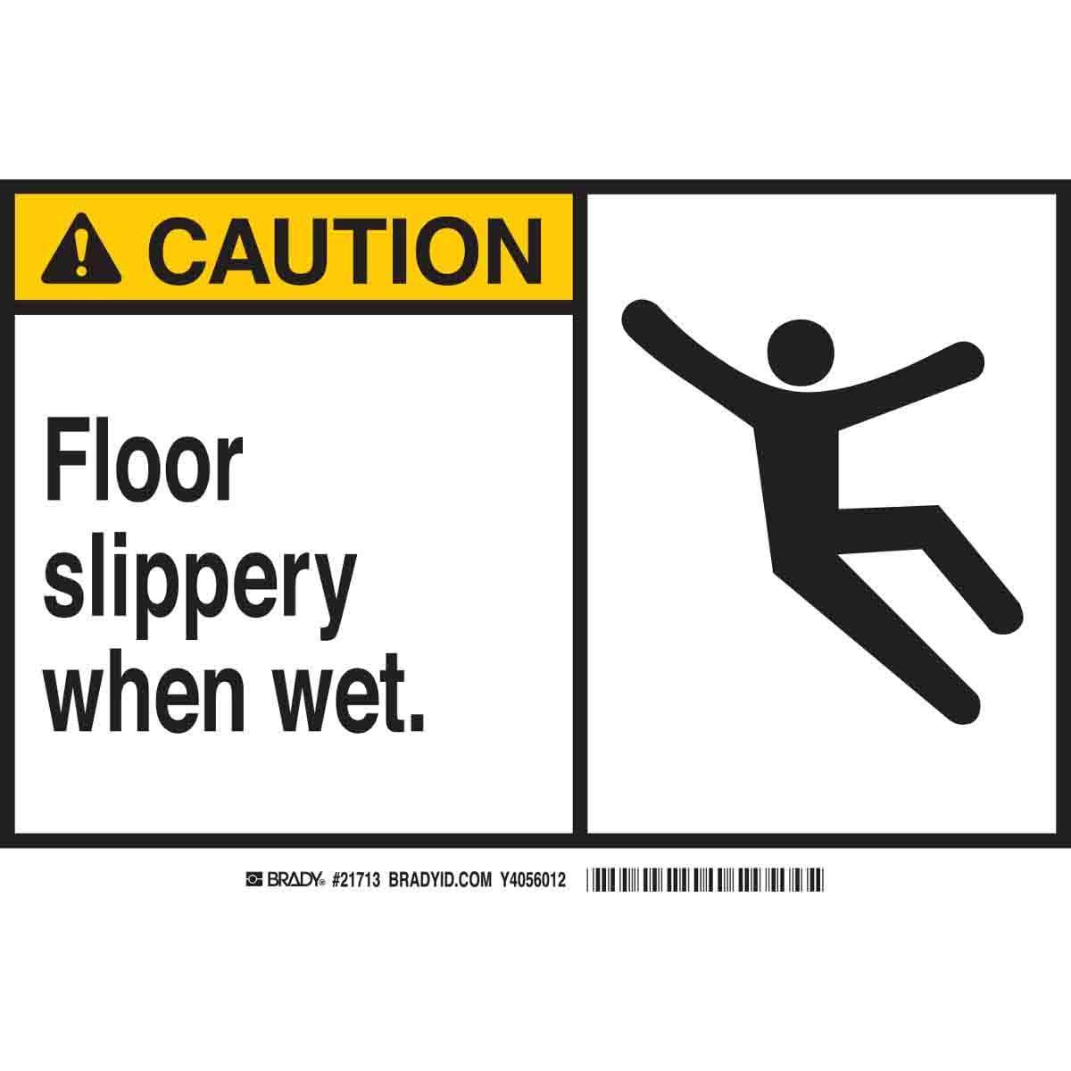 Brady® 122905 Accident Prevention Signs