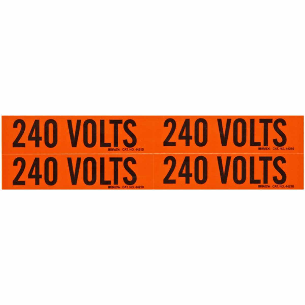 Brady® 44210 Conduit & Voltage Markers