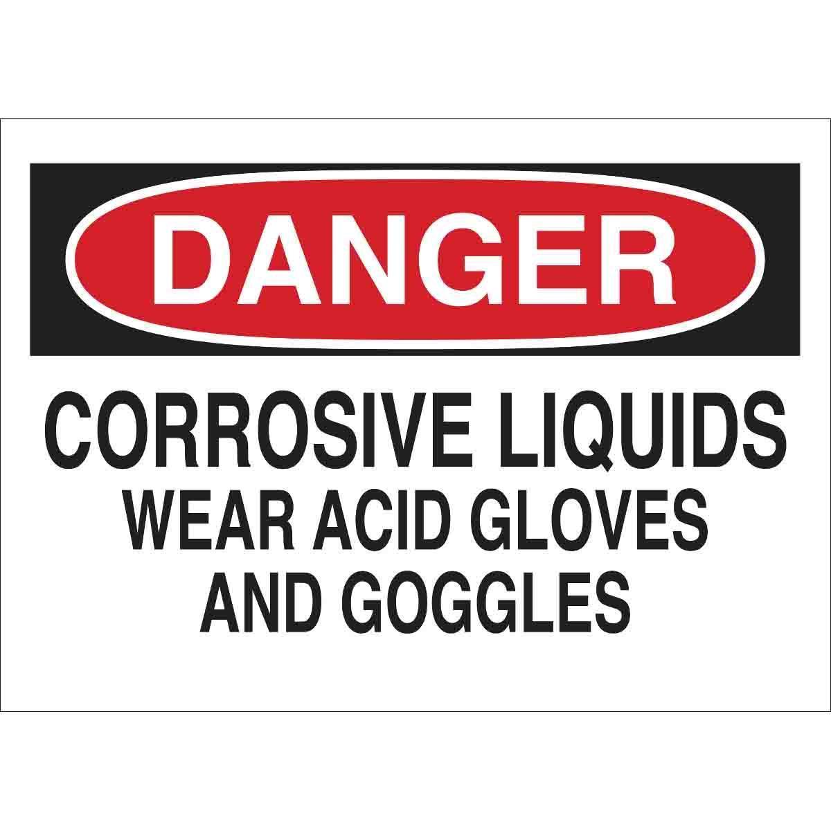 Brady® 84370 Chemical & Hazardous Material Signs