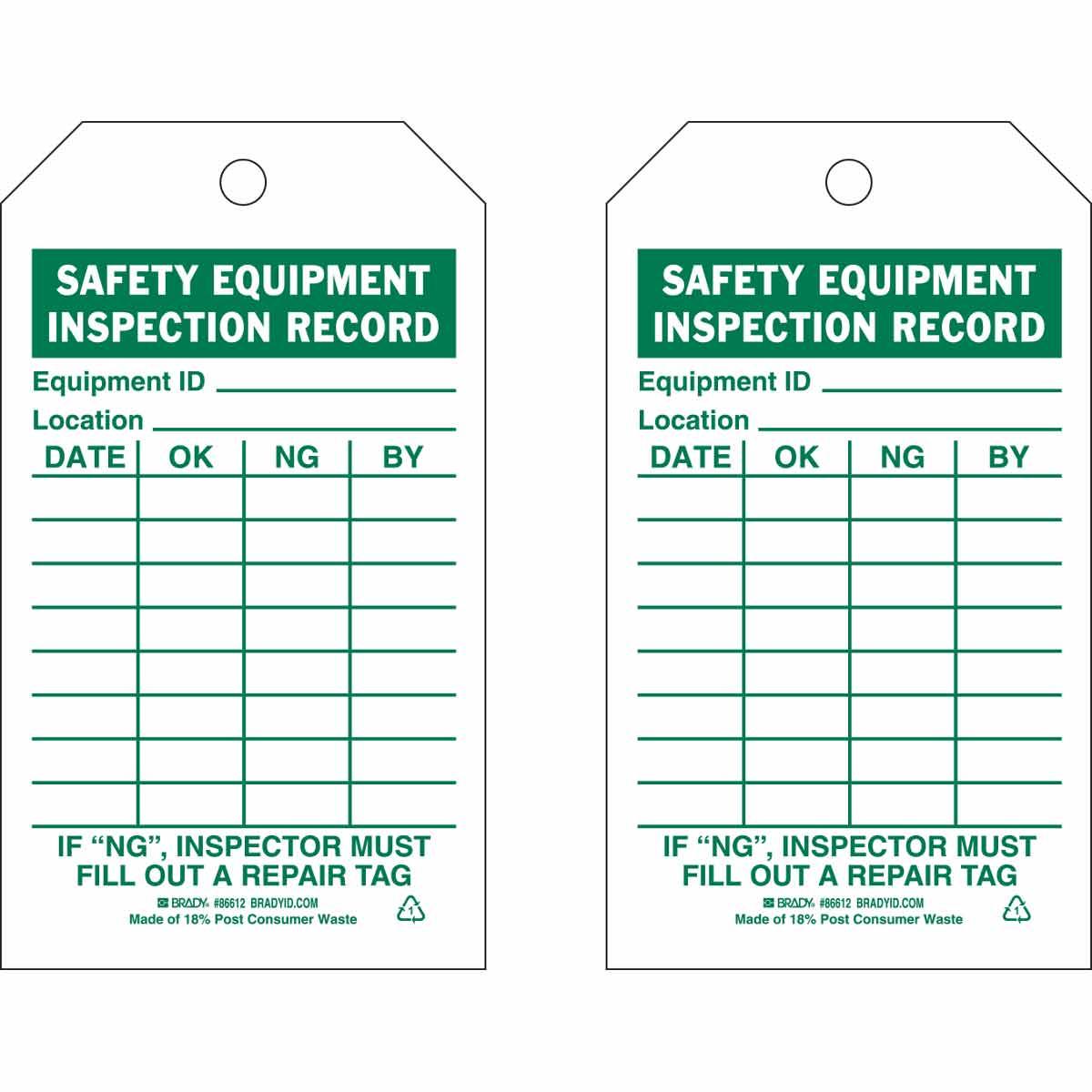 Brady® 86722 Safety & Facility Tags
