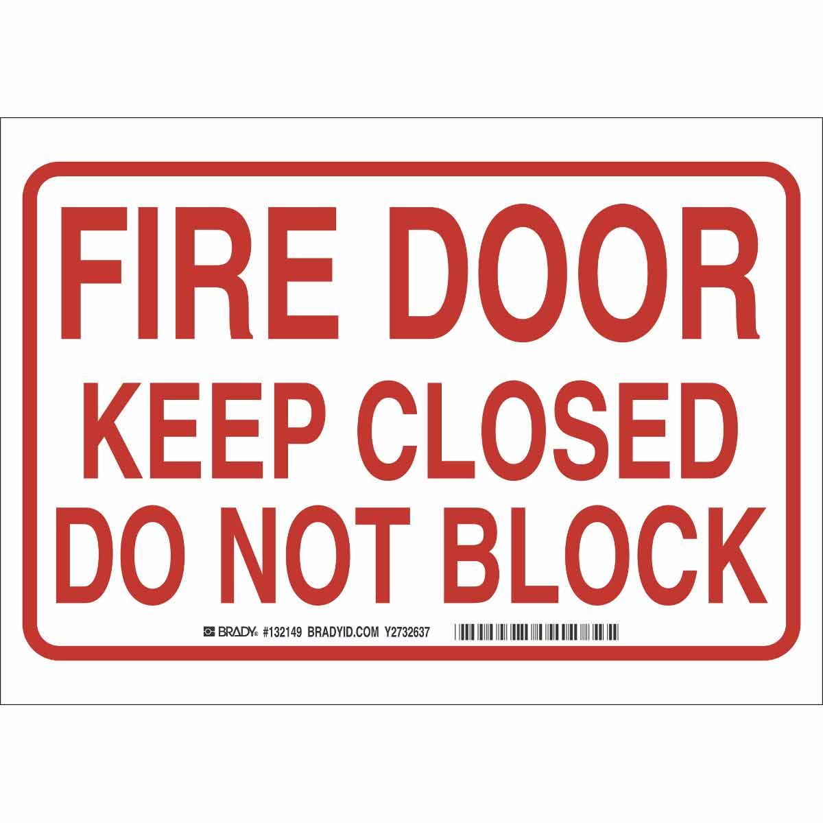 Brady® 132147 Fire, Emergency, Exit & First Aid Signs