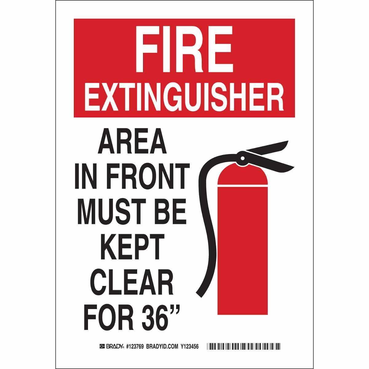 Brady® 123767 Fire, Emergency, Exit & First Aid Signs