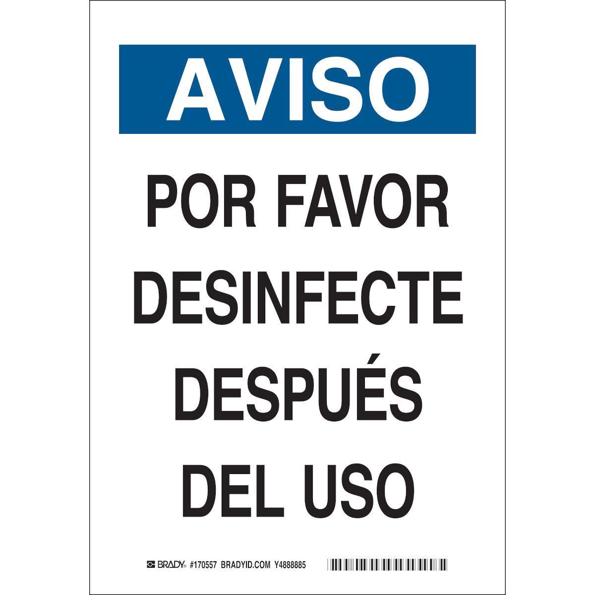 Brady® 170557 Office & Facility Signs