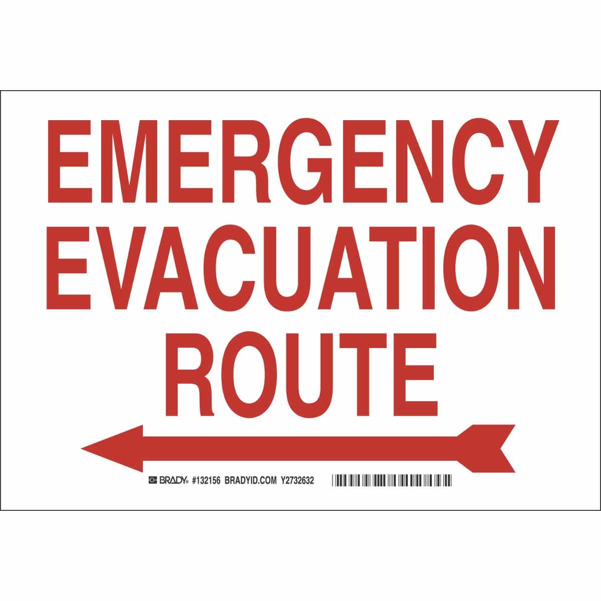 Brady® 132156 Fire, Emergency, Exit & First Aid Signs