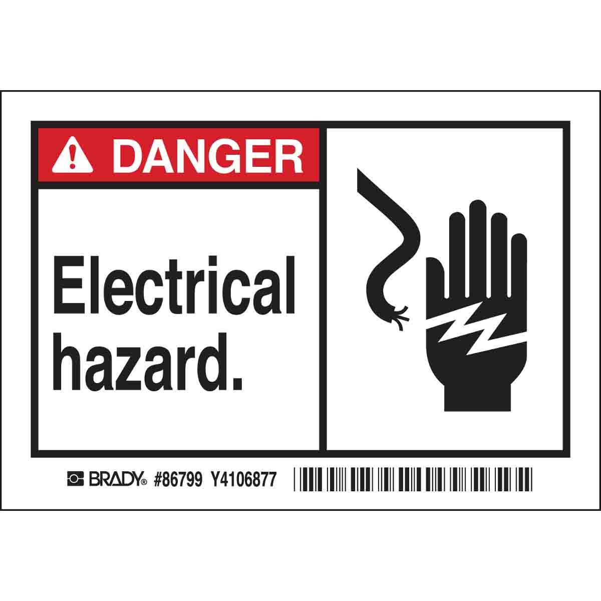 Brady® 86799 Safety & Facility Labels
