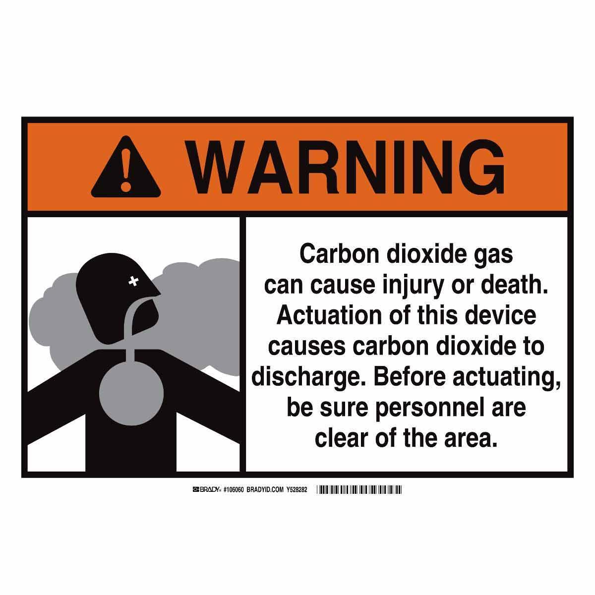 Brady® 106060 Chemical & Hazardous Material Signs