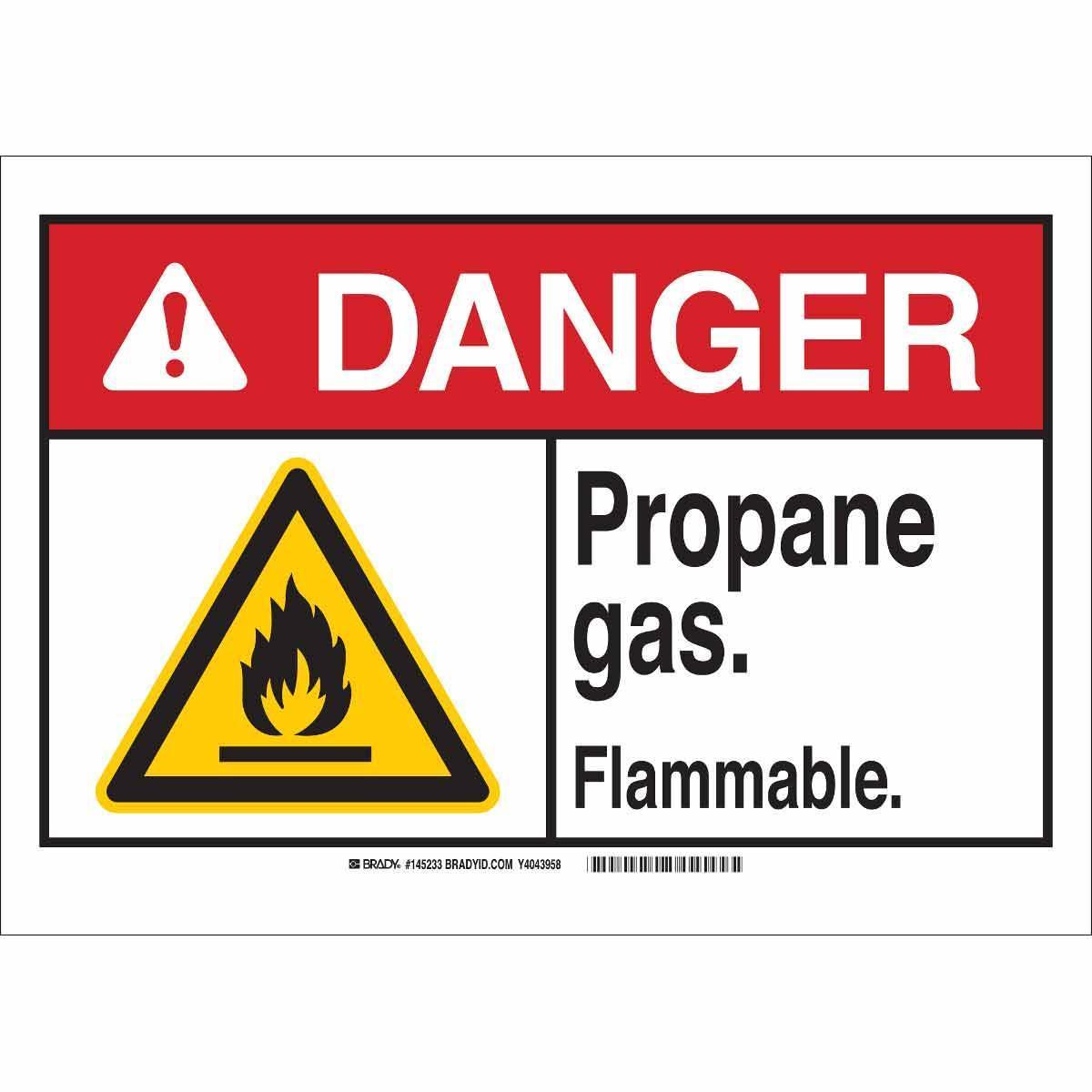 Brady® 145233 Chemical & Hazardous Material Signs