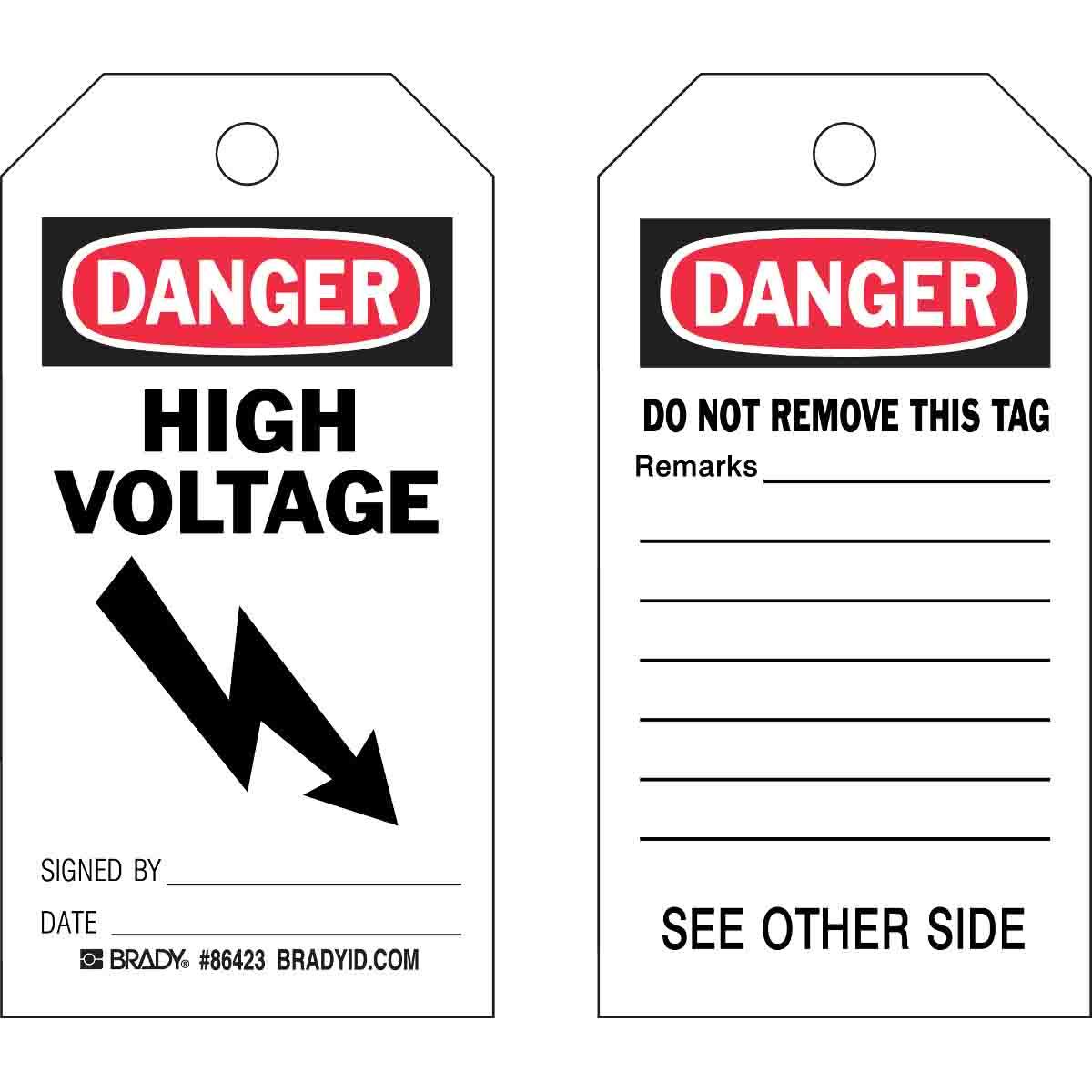 Brady® 86484 Safety & Facility Tags