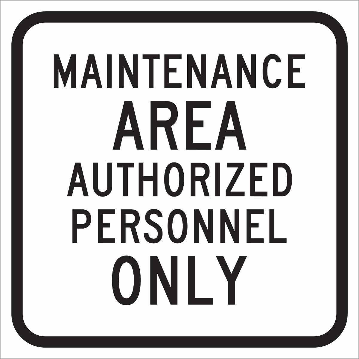 Brady® 115503 Access & Security Signs