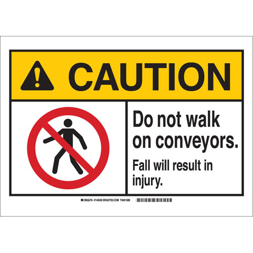 Brady® 144234 Accident Prevention Signs