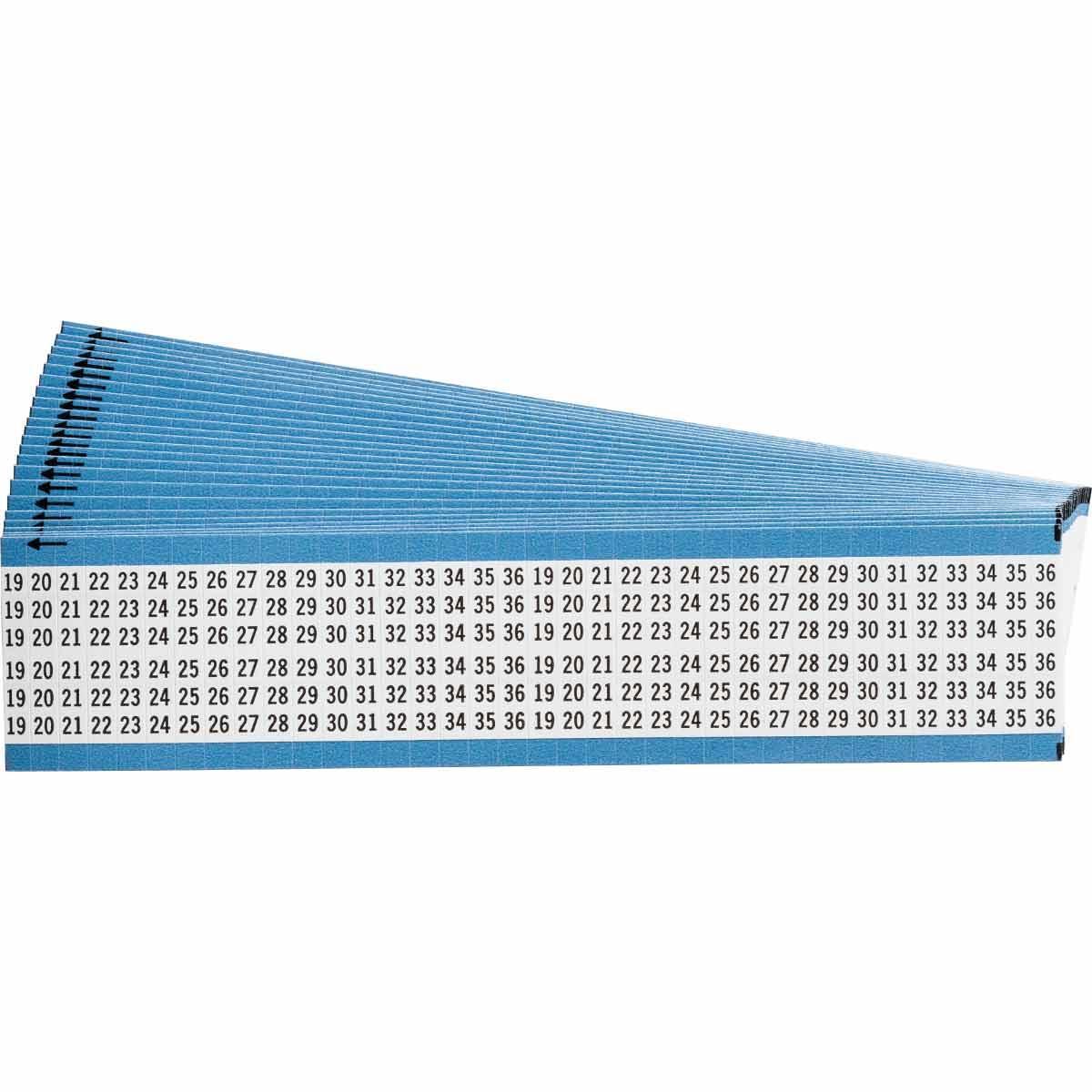 Brady® WM-19-36-PK Wire Marker Cards