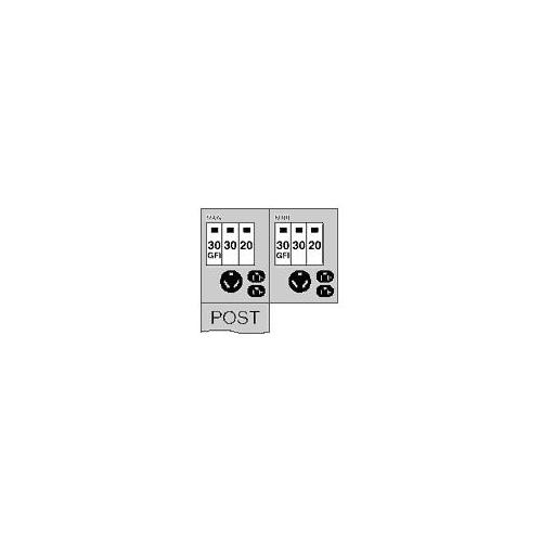 Midwest® U042GB6 Unmetered Power Outlet Pedestals