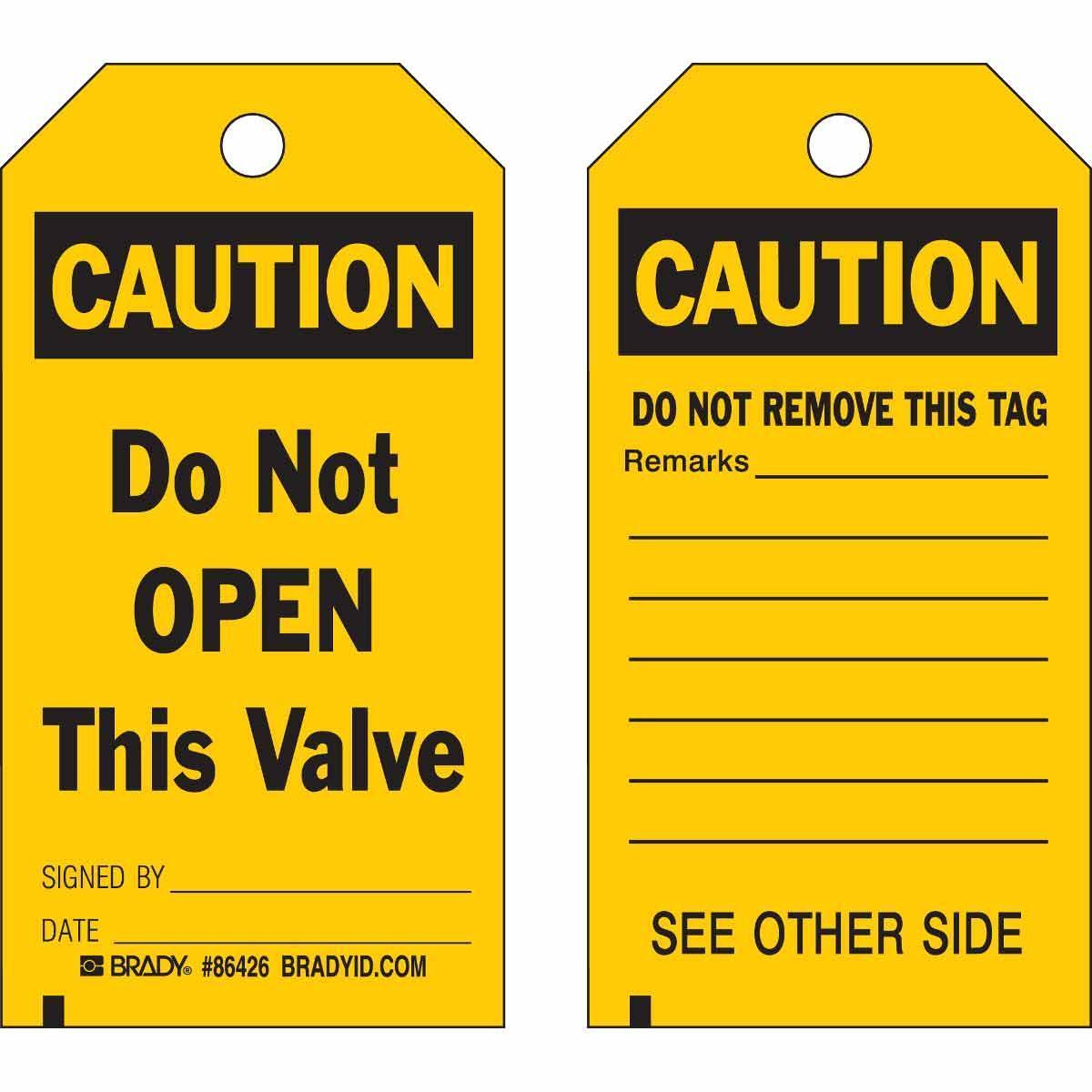 Brady® 86710 Safety & Facility Tags
