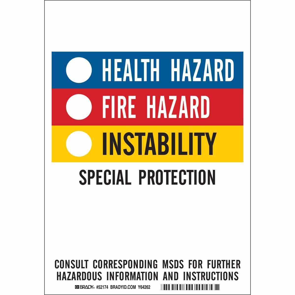 Brady® 52174 Safety & Facility Labels