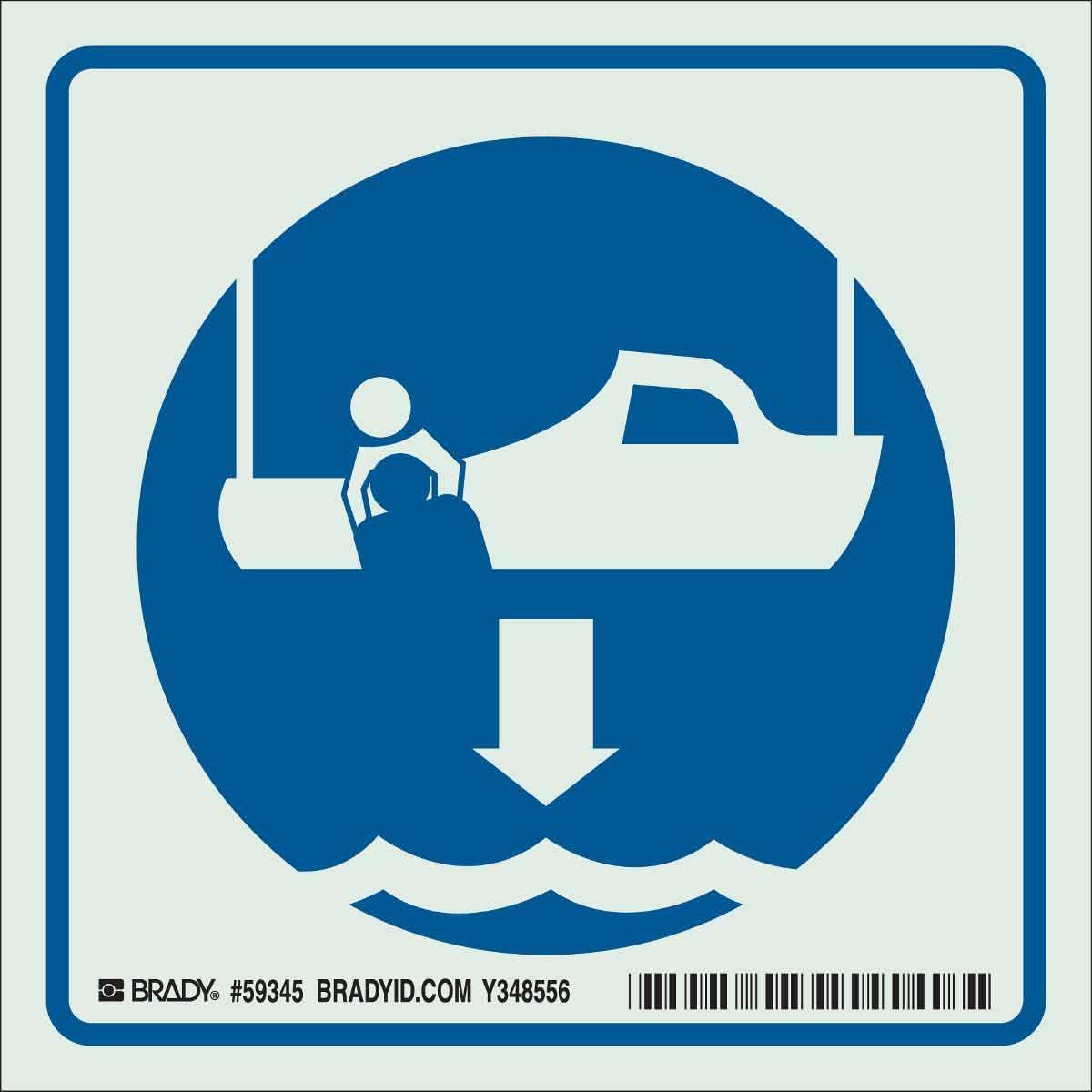 Brady® 59345 Marine & IMO Signs