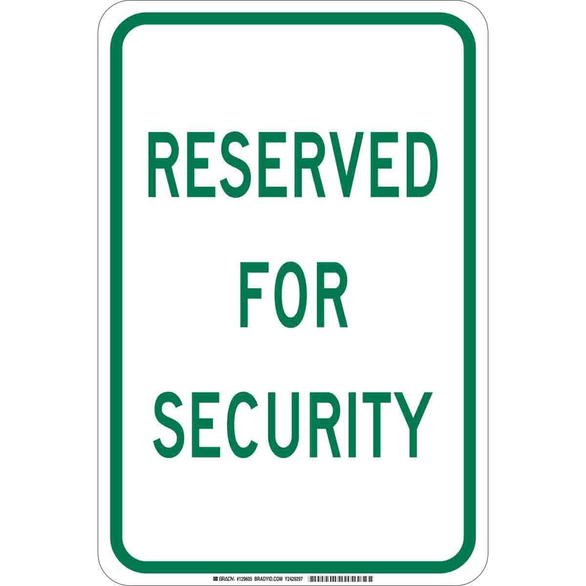 Brady® 129605 Parking & Traffic Signs