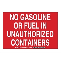 Brady® 125743 Chemical & Hazardous Material Signs