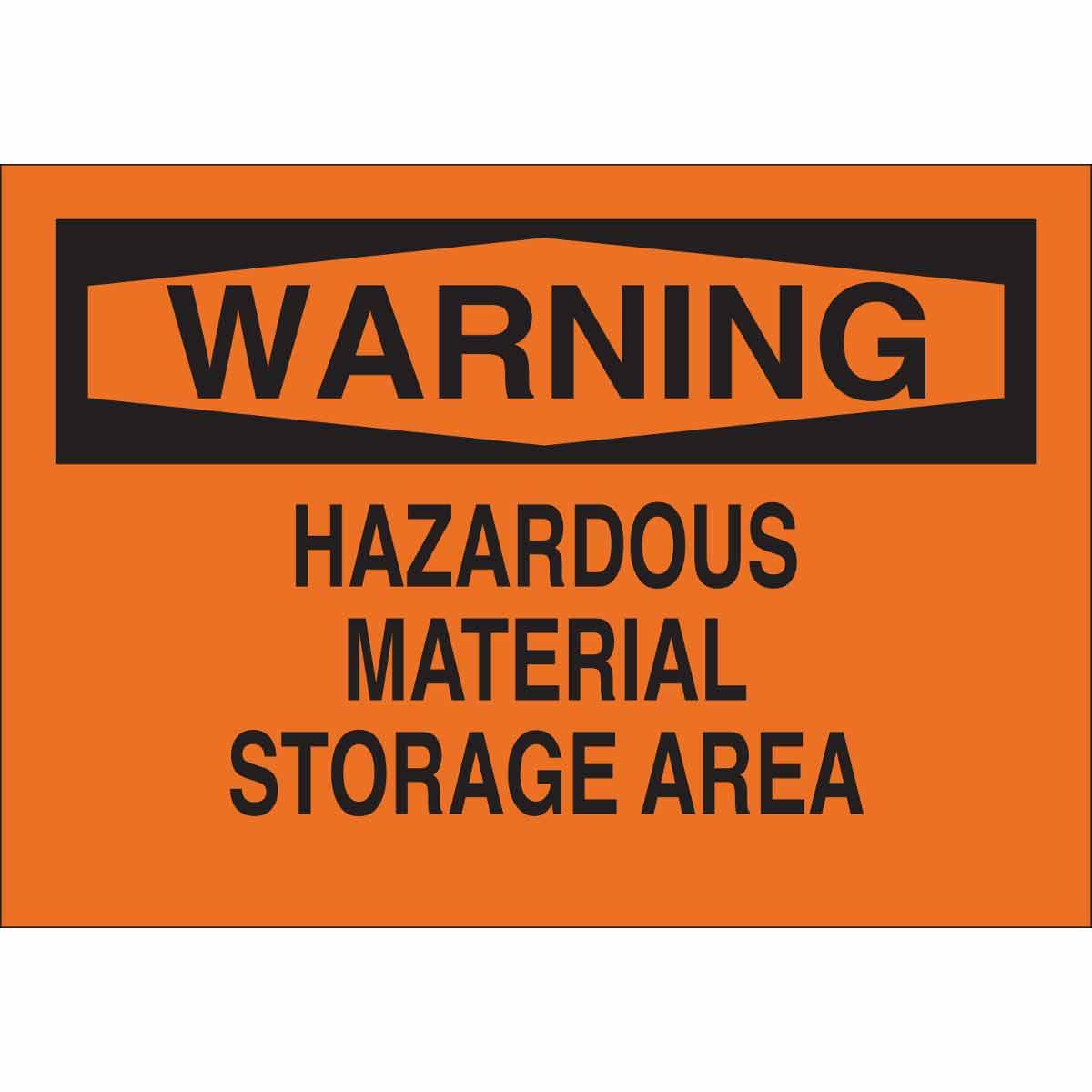 Brady® 43316 Chemical & Hazardous Material Signs