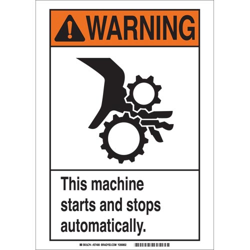 Brady® 37402 Accident Prevention Signs
