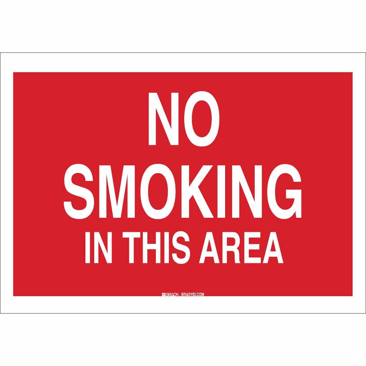 Brady® 88440 No Smoking & Restricted Activity Signs