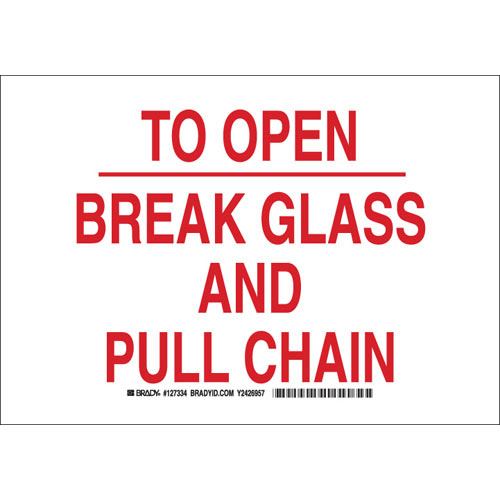 Brady® 127333 Fire, Emergency, Exit & First Aid Signs
