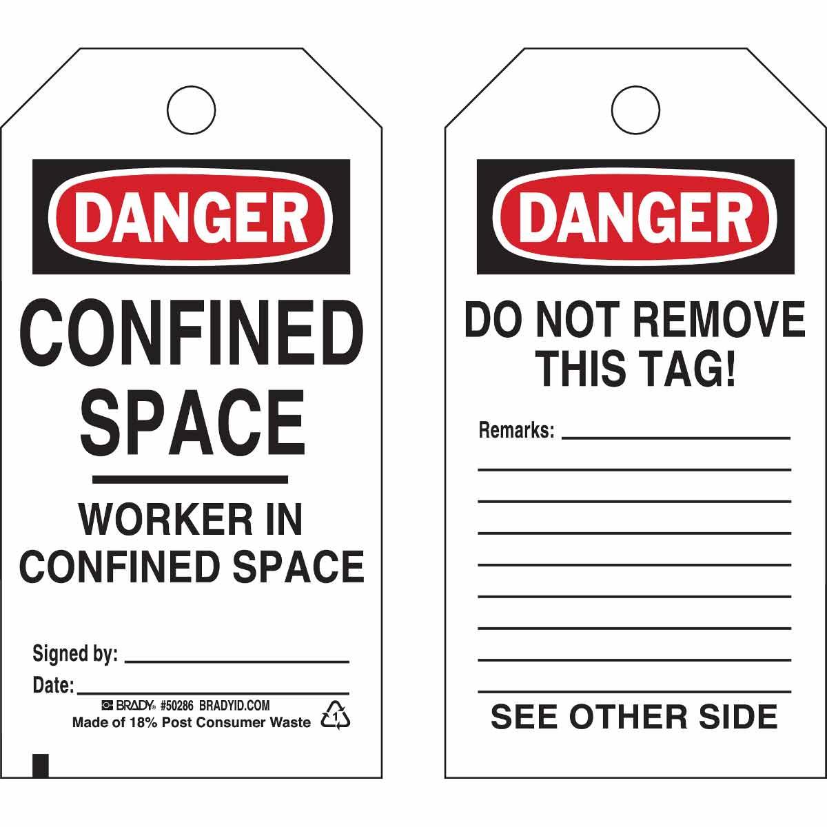 Brady® 50286 Safety & Facility Tags