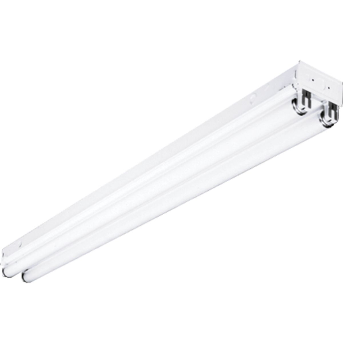 Columbia Lighting CS8-232-4EU Straight Sided Strip Light, (2) Lamp, 120 to 277 V AC, Baked Enamel Housing
