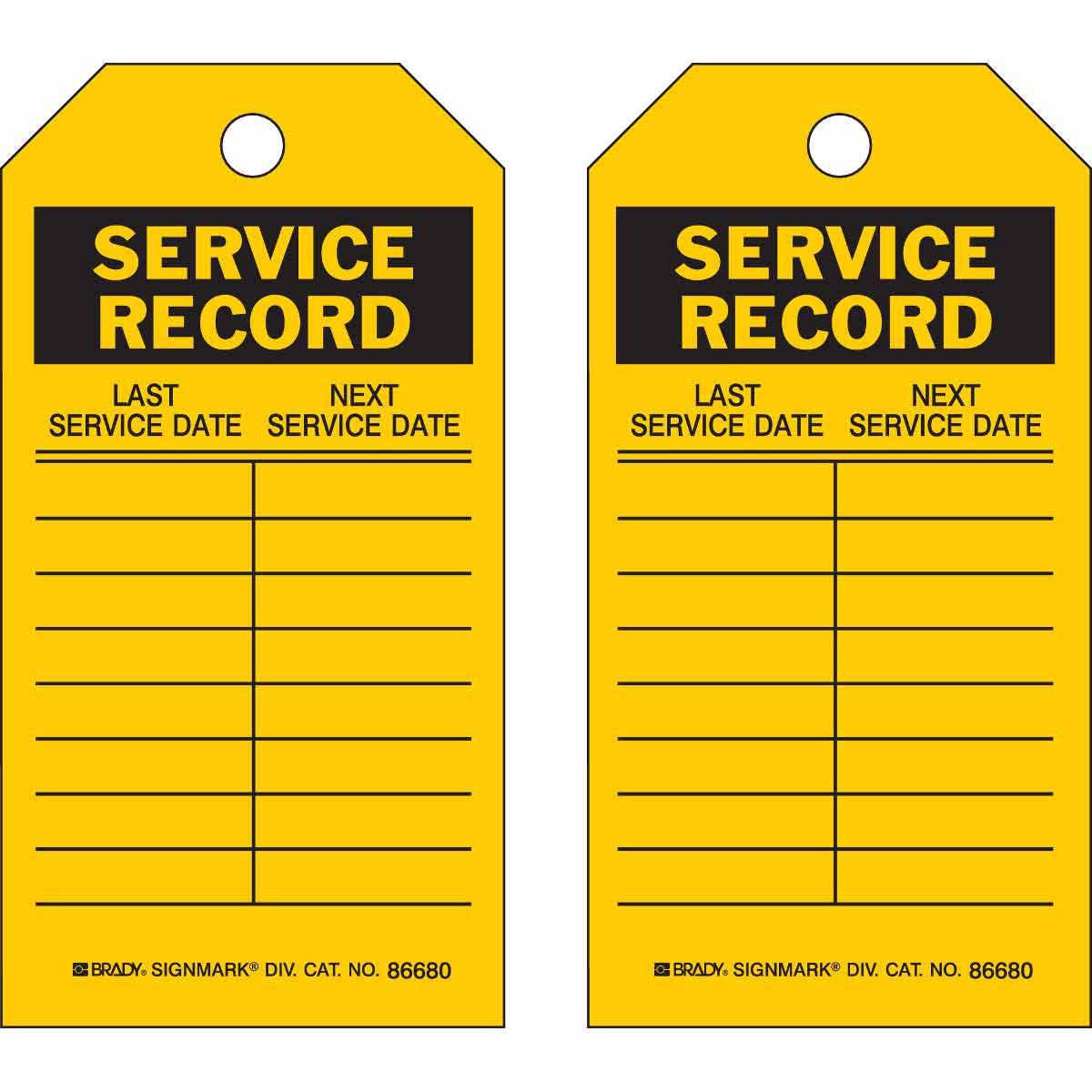 Brady® 86680 Safety & Facility Tags