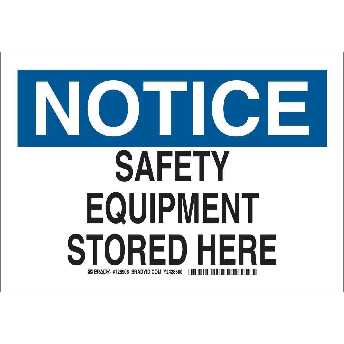 Brady® 128909 Accident Prevention Signs