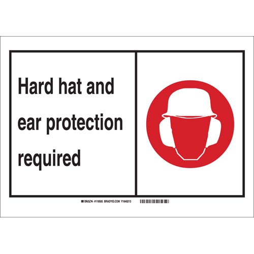 Brady® 119512 Accident Prevention Signs