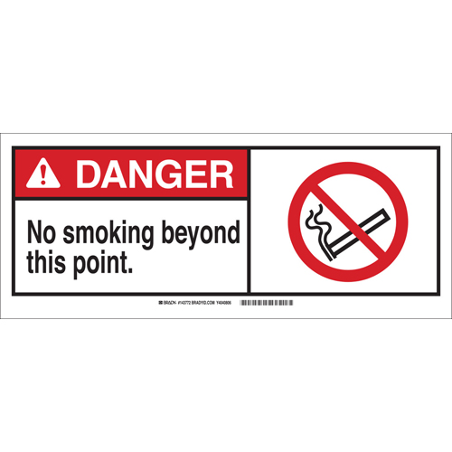 Brady® 143772 No Smoking & Restricted Activity Signs