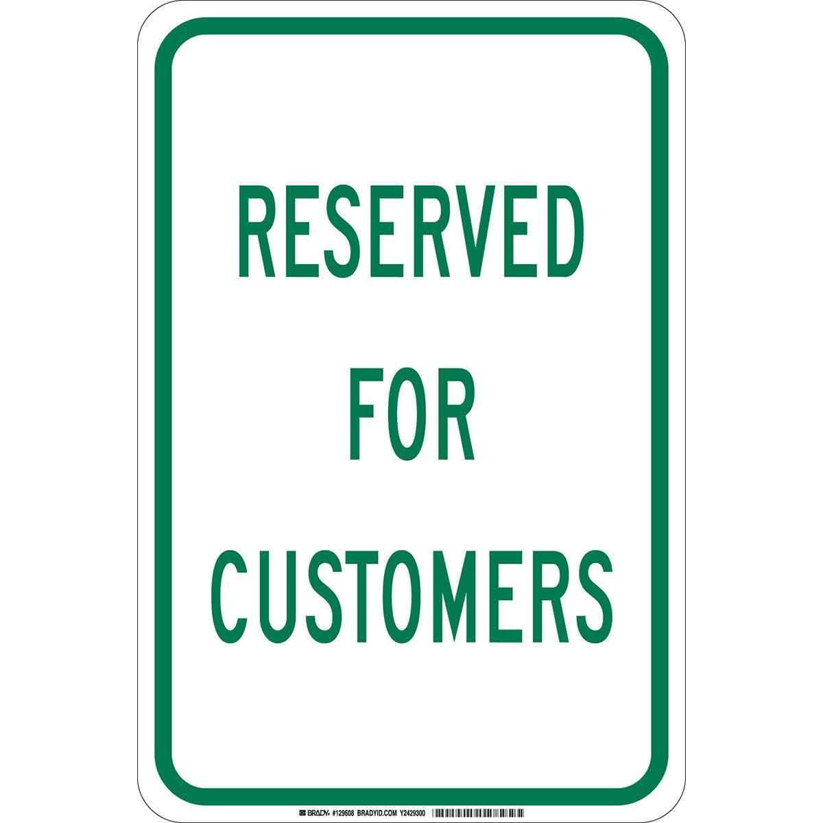 Brady® 129607 Parking & Traffic Signs