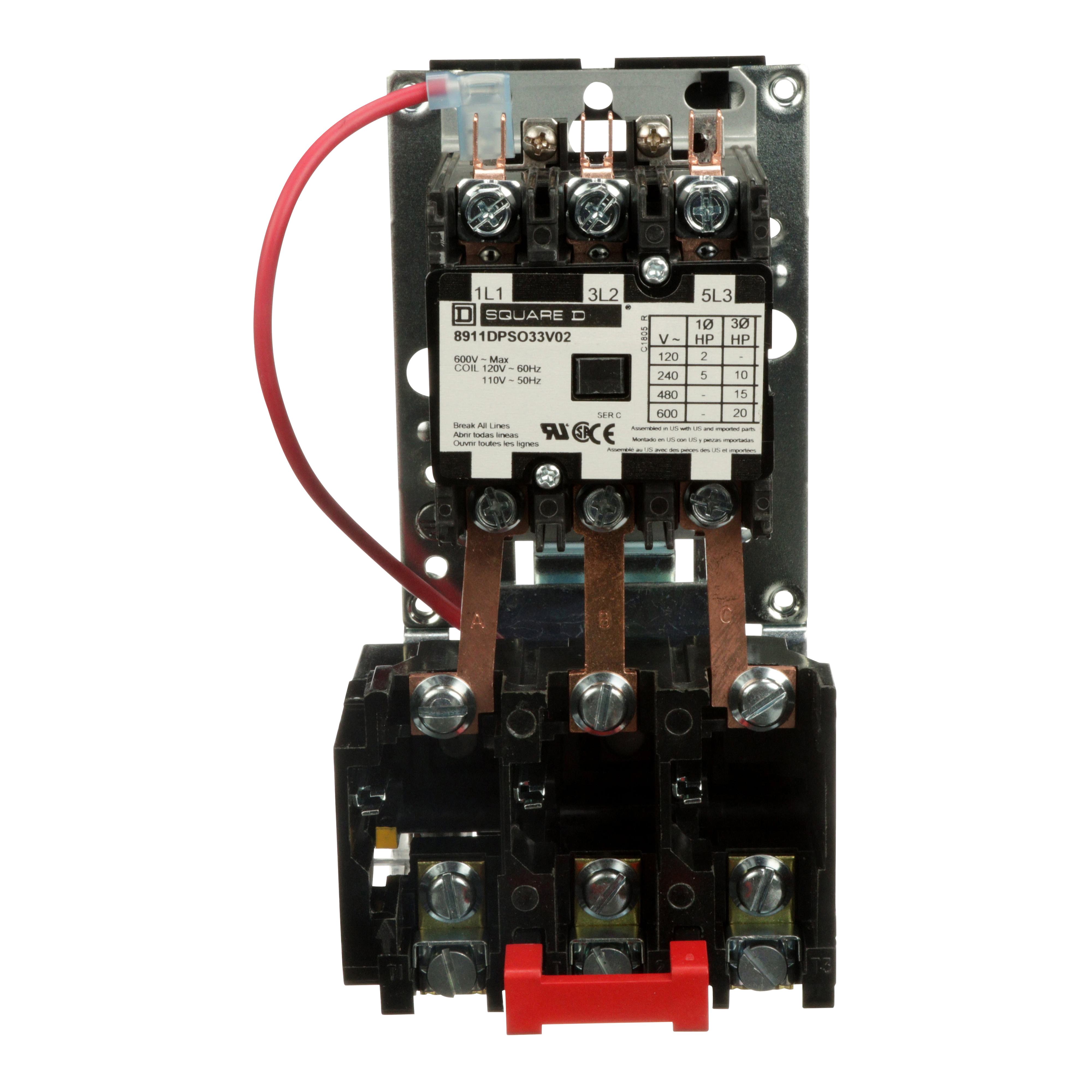 Square D™ 8911DPSO33V02 Definite Purpose Starters