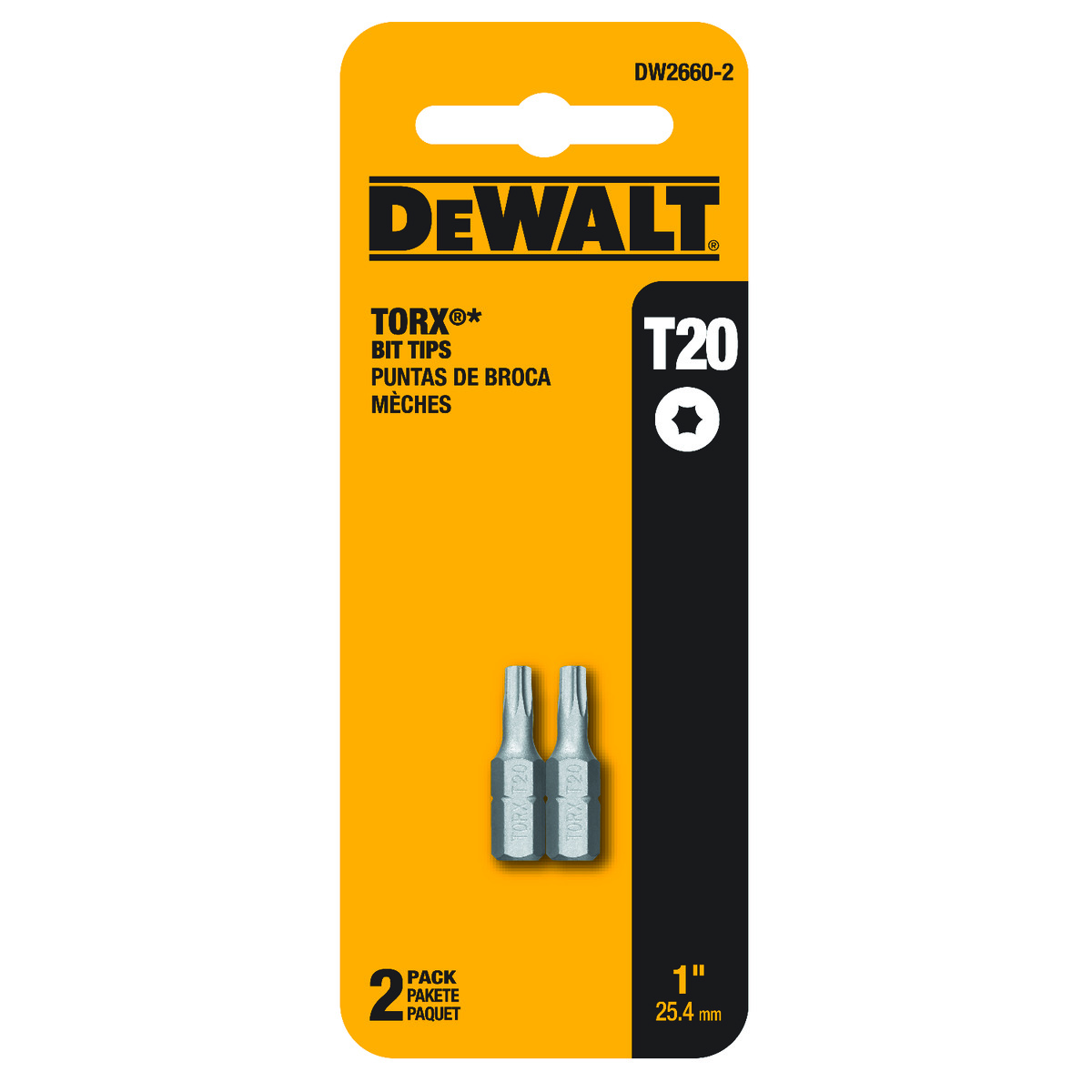 DeWALT® DW2660-2 Screwdriver Bits