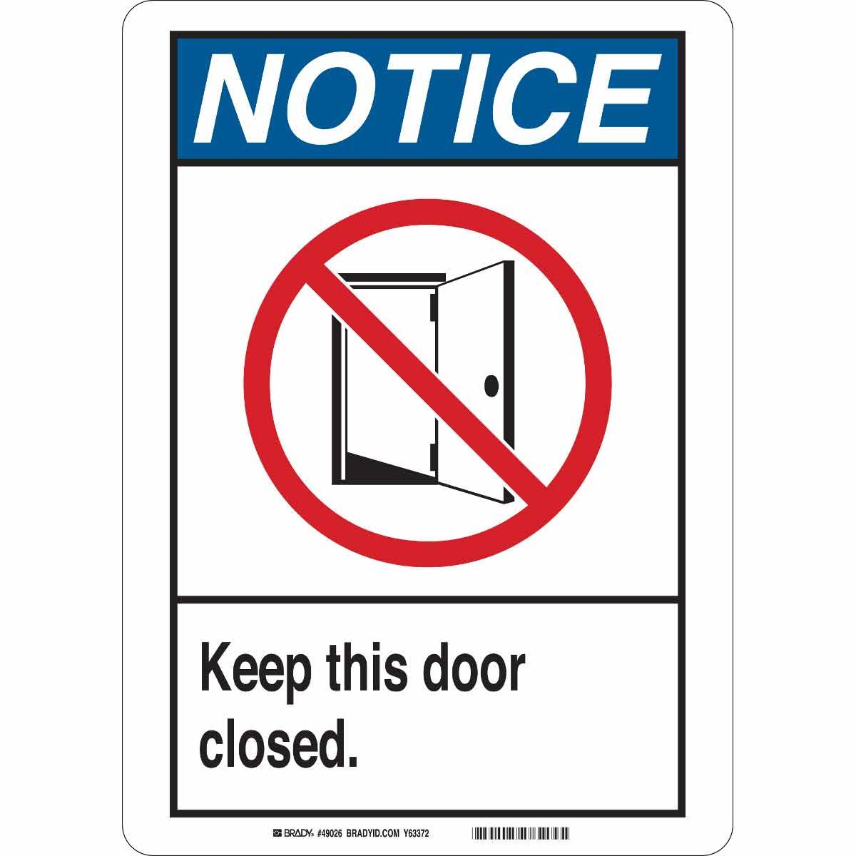 Brady® 45173 Access & Security Signs