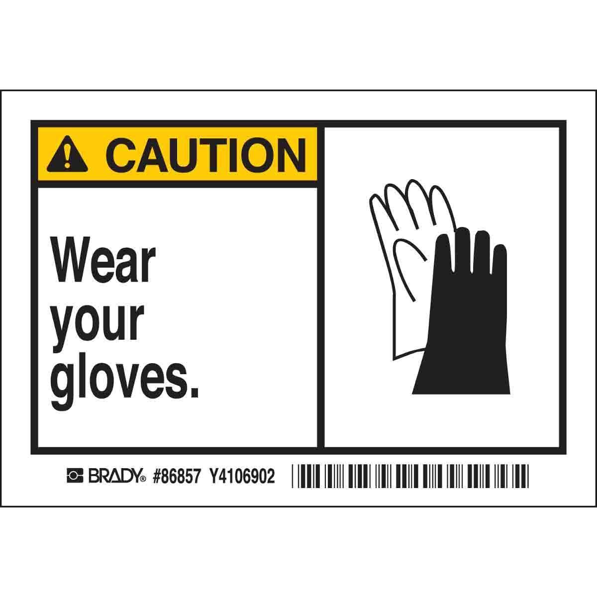 Brady® 86857 Safety & Facility Labels