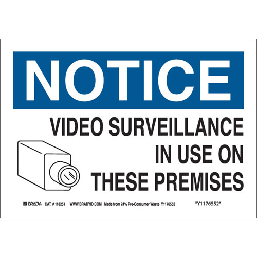 Brady® 118251 Access & Security Signs
