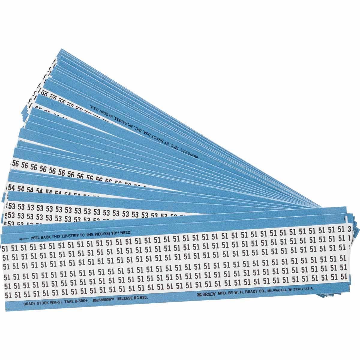 Brady® CPCWM-51-75 Wire Marker Cards