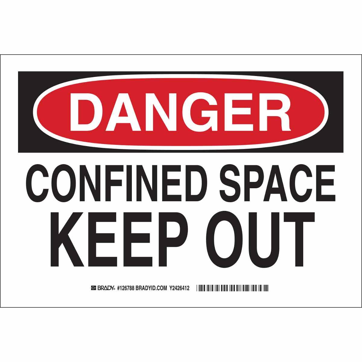 Brady® 126789 Accident Prevention Signs
