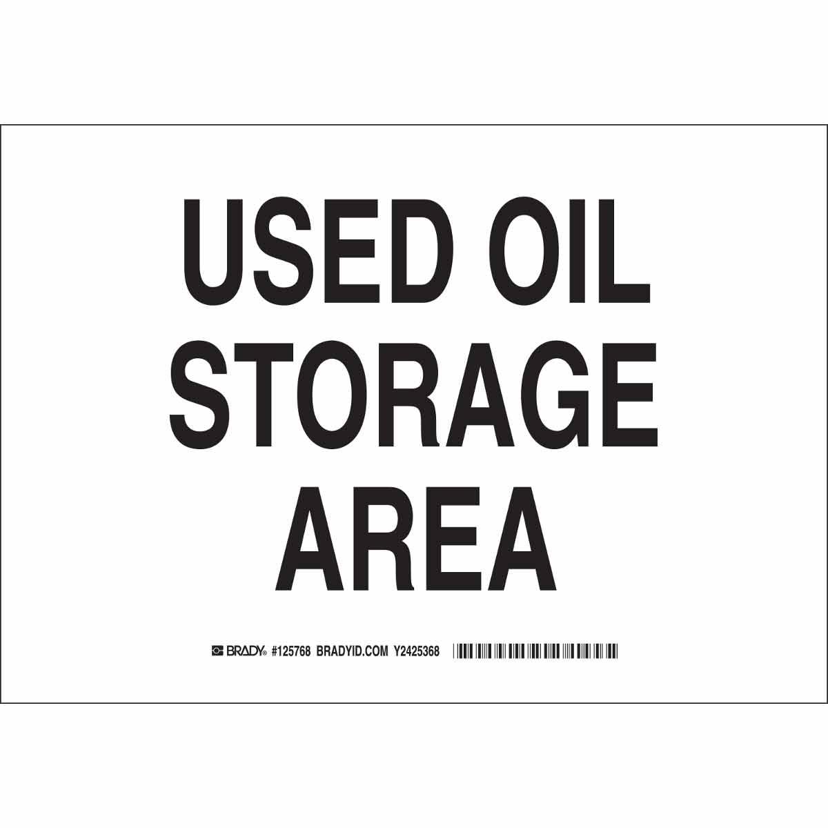 Brady® 125766 Chemical & Hazardous Material Signs