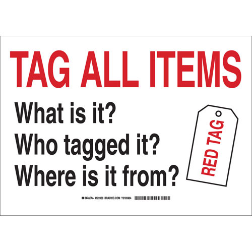 Brady® 122301 Accident Prevention Signs
