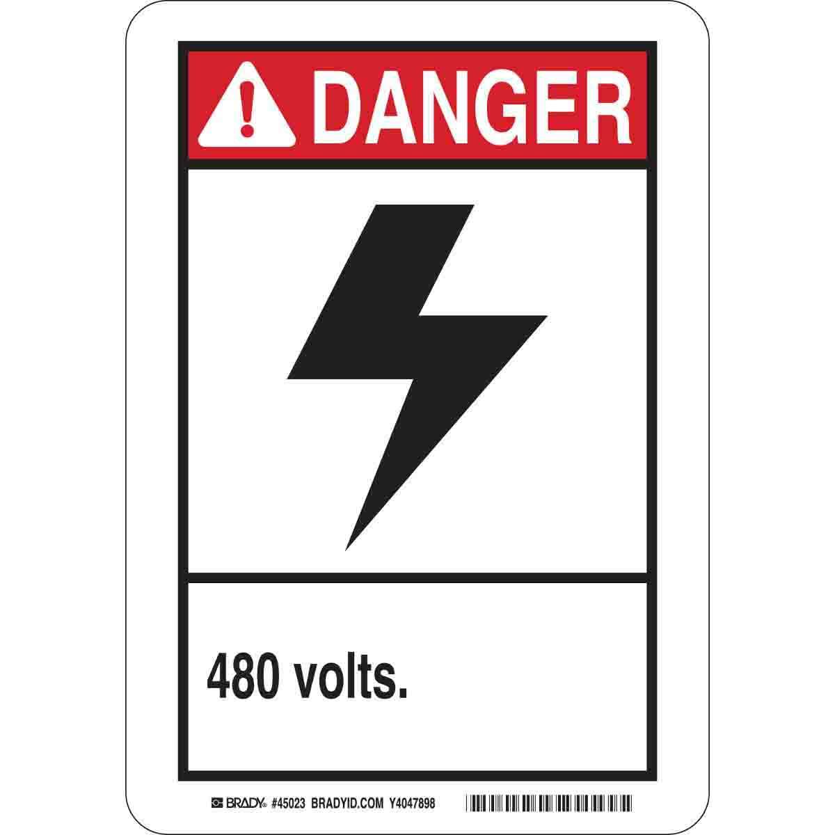 Brady® 45092 Accident Prevention Signs