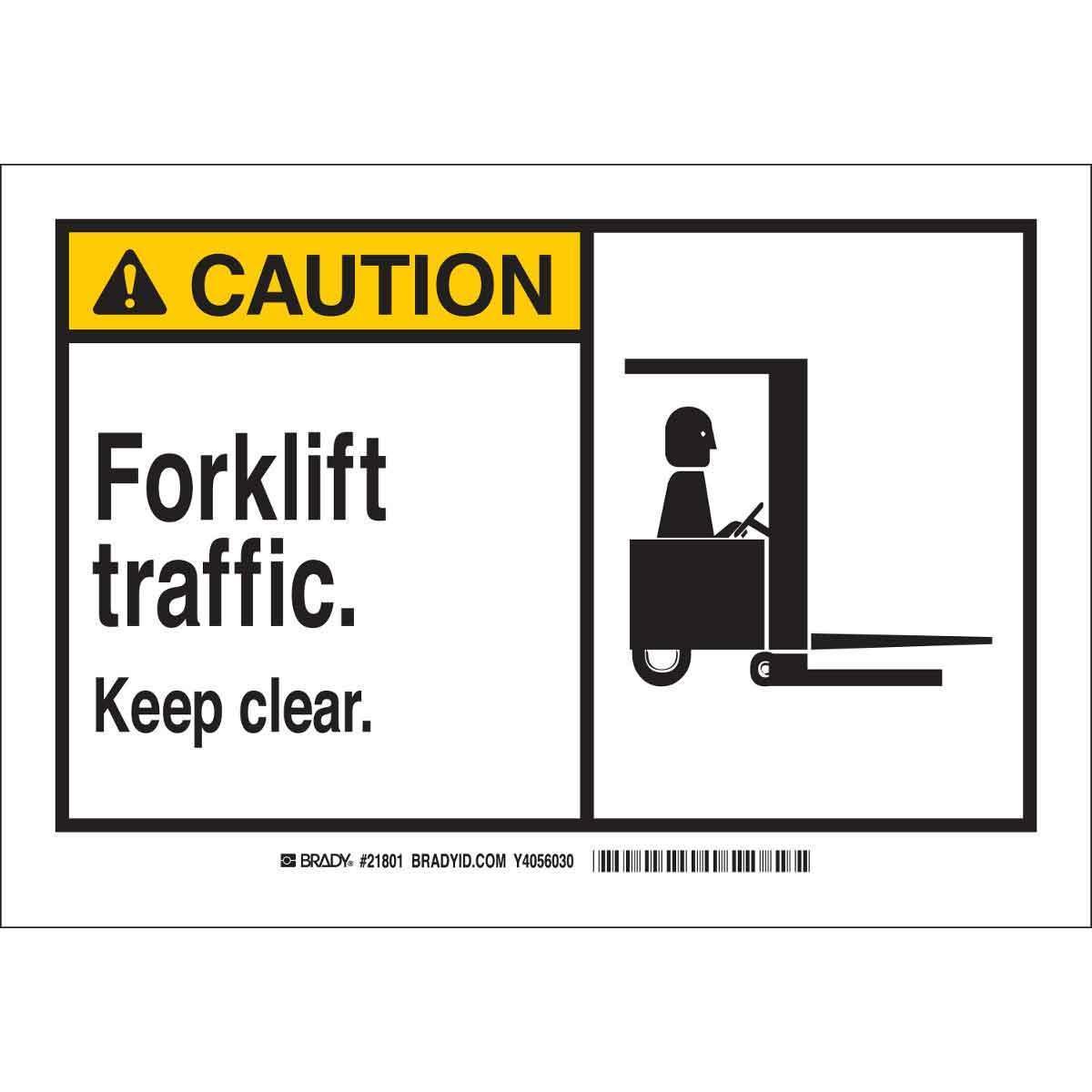 Brady® 83754 Accident Prevention Signs