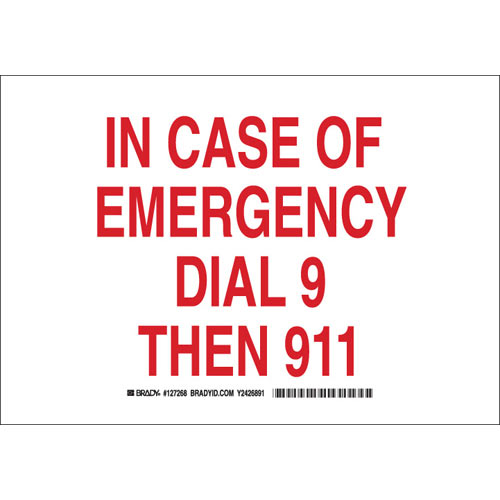 Brady® 127271 Fire, Emergency, Exit & First Aid Signs