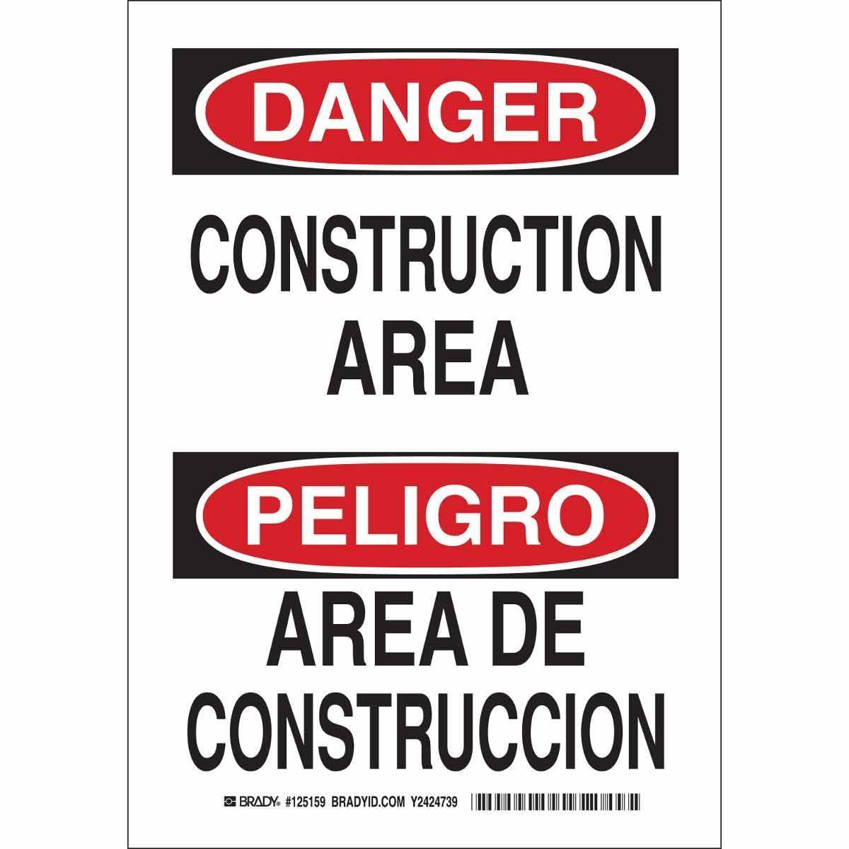 Brady® 125161 Accident Prevention Signs