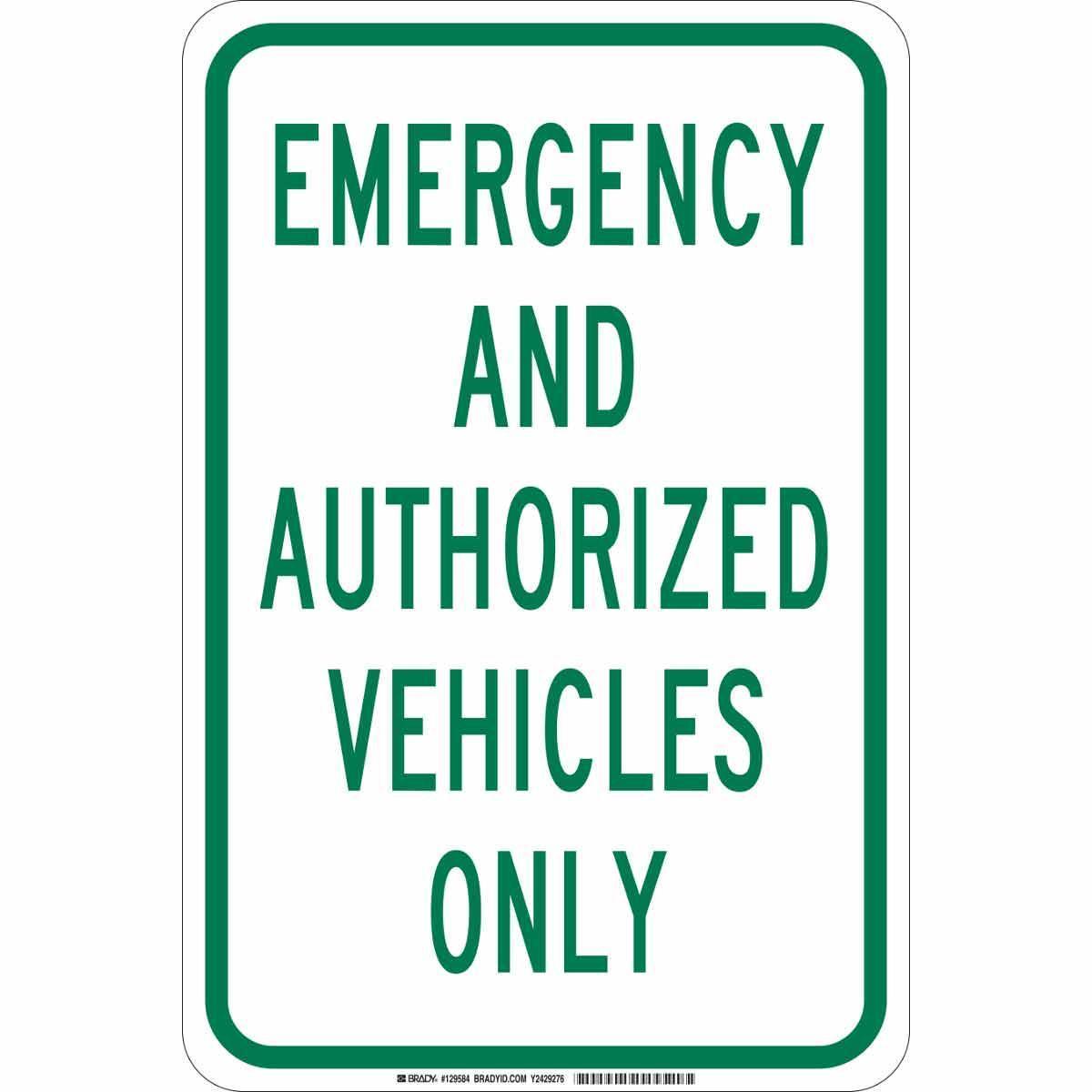 Brady® 129582 Parking & Traffic Signs