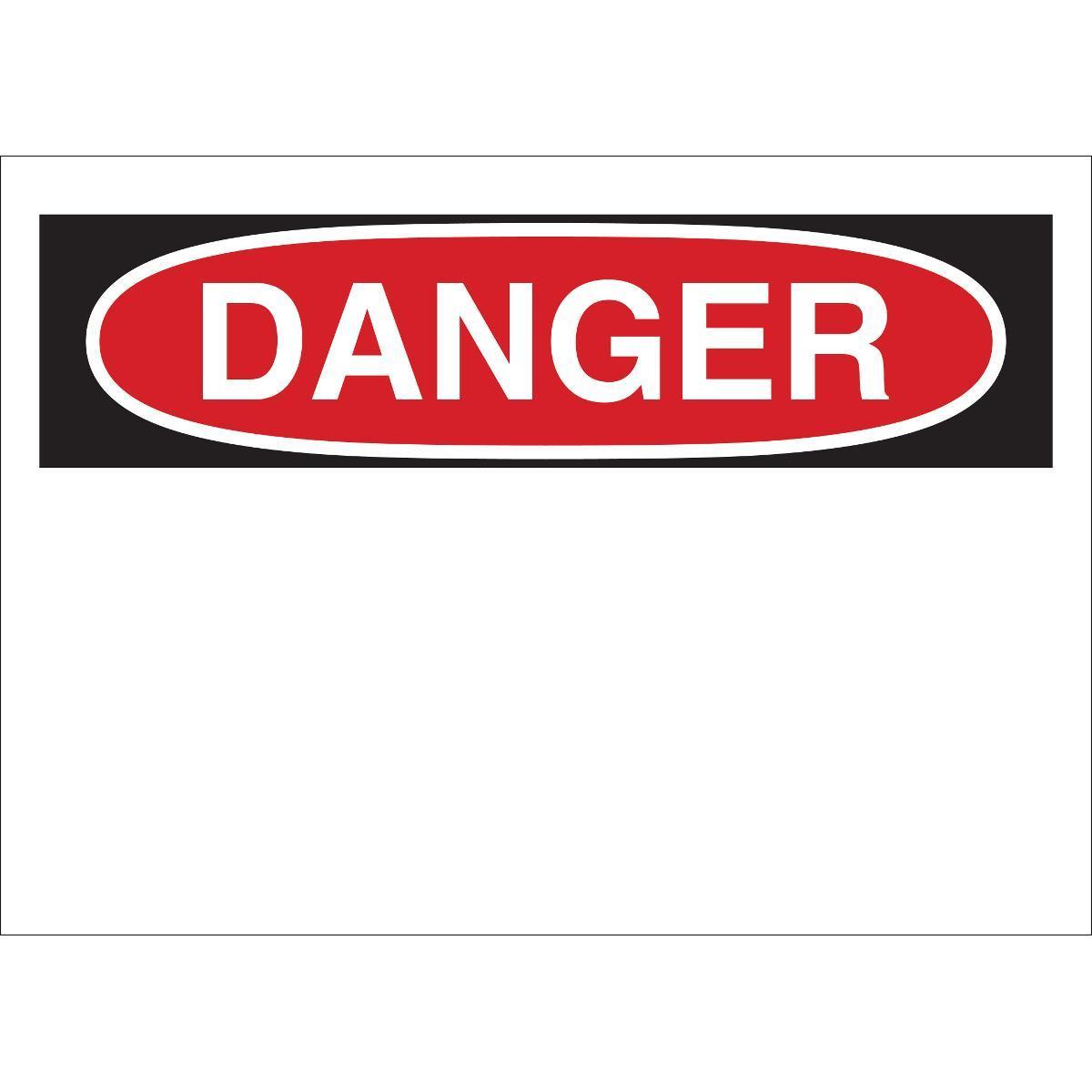 Brady® 118154 Blank Signs & Preprinted Headers