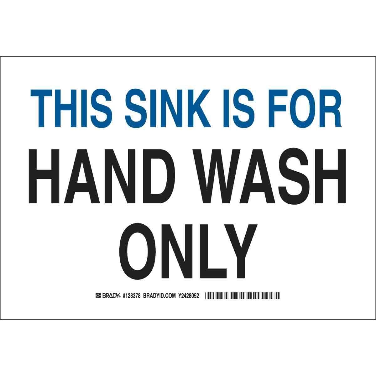 Brady® 128376 Office & Facility Signs