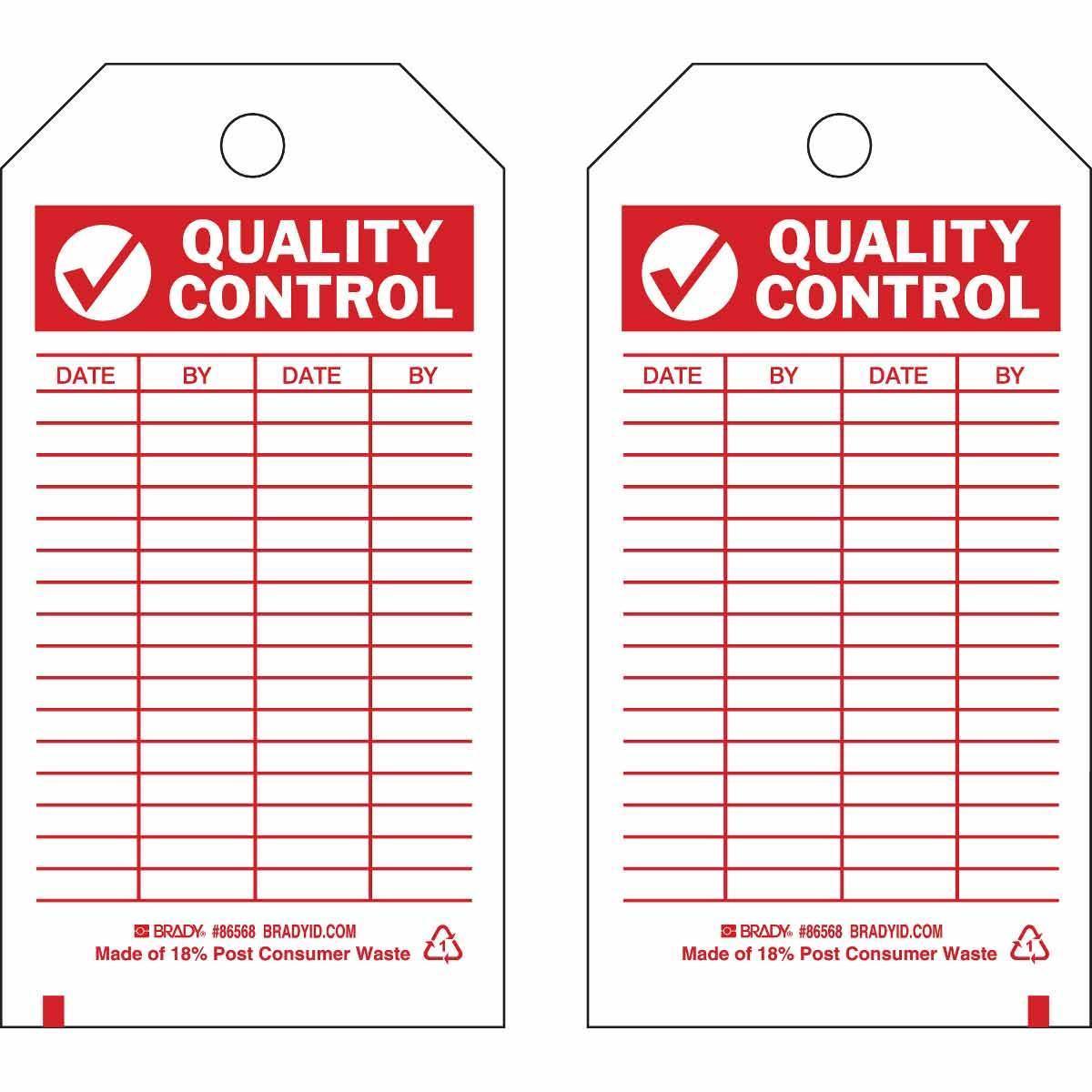 Brady® 86448 Safety & Facility Tags