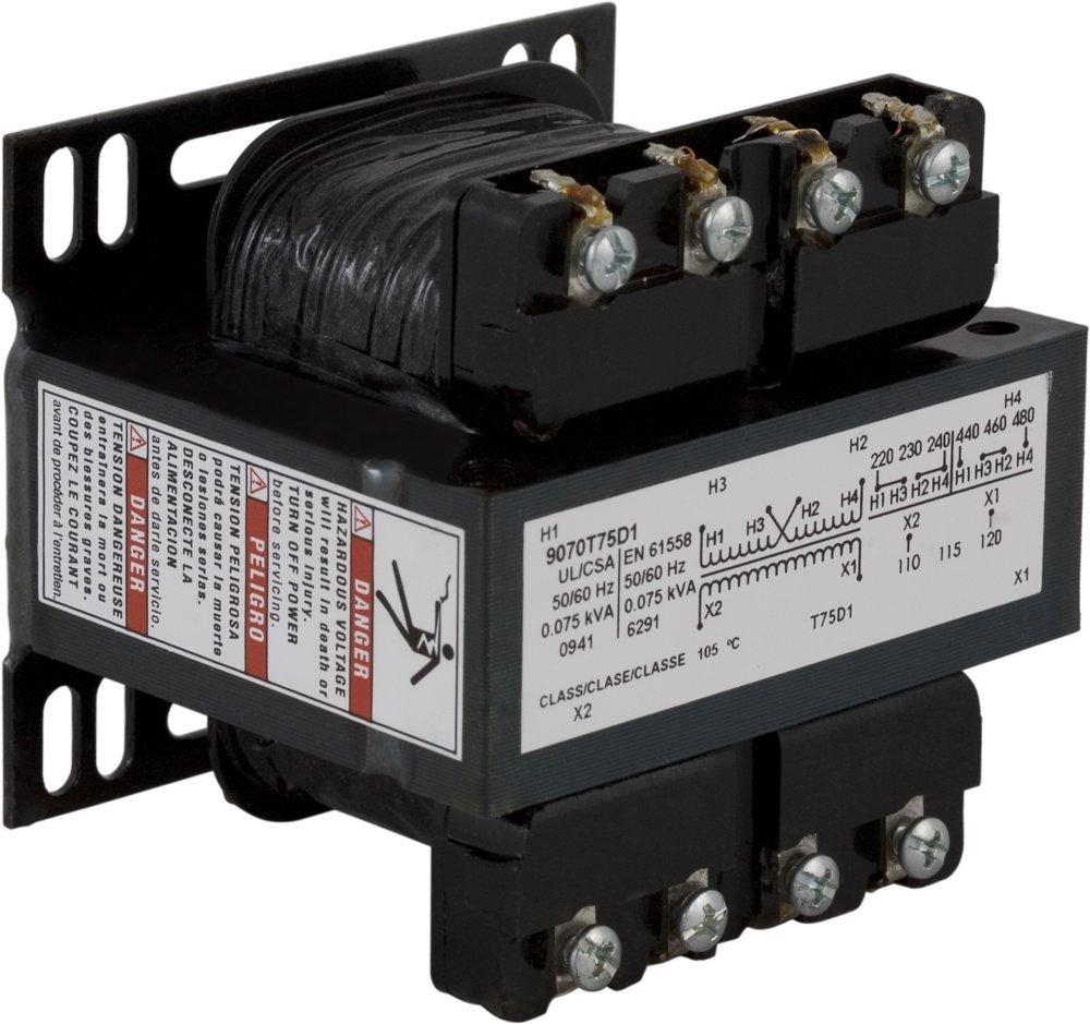 Square D™ 9070T75D51 Control Transformers